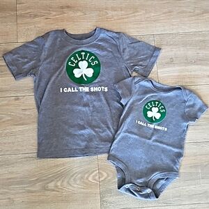 Boys NBA Celtics Onesie 9M & 5T/Shirt